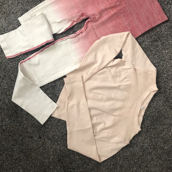 Long sleeve Crop Top White - Picture 5 of 6